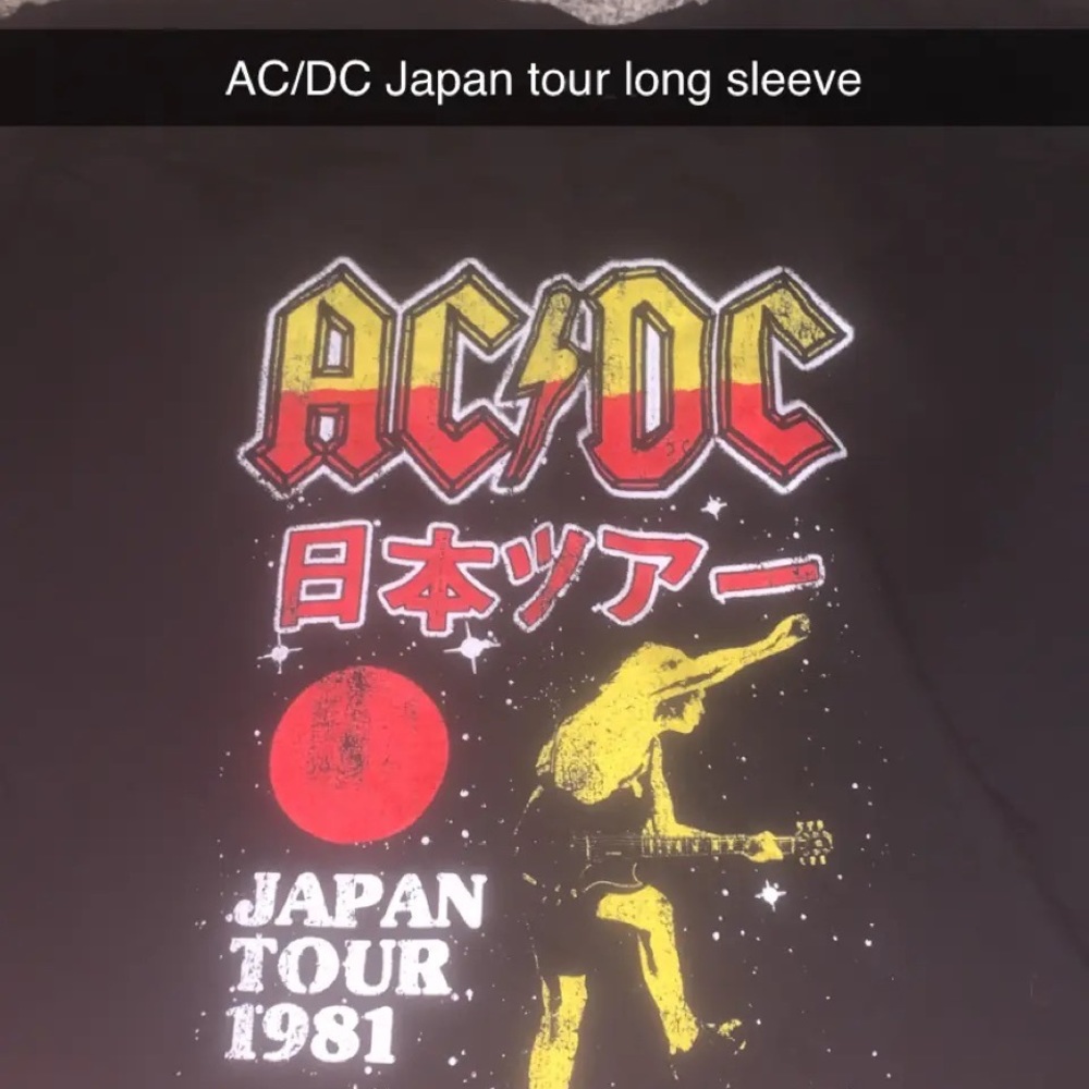 AC/DC Japan Tour Long Sleeve